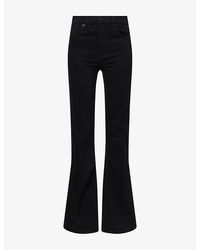 FRAME - The Flare High-Rise Stretch-Denim Jeans - Lyst