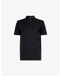 Polo Ralph Lauren - Logo-embroidered Zip-collar Stretch-cotton-piqué Polo Shirt X - Lyst