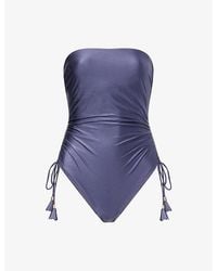 Seafolly - Belle Bandeau Swimsuit - Lyst