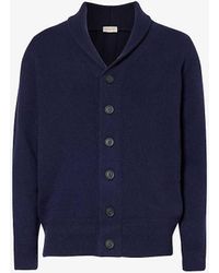 John Smedley - Shawl-lapel Relaxed-fit Cashmere And Wool-blend Cardigan - Lyst