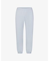 Skims - Drapey French Terry Cropped Cotton-Jersey Jogging Bottoms - Lyst