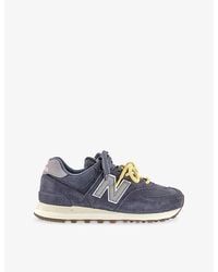 New Balance - 574 Suede Trainers - Lyst