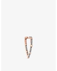Kismet by Milka - Sting 0.20Ct Diamond Hoop Earring - Lyst