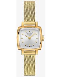 Tissot - T0581093303100 Lovely Square Stainless-steel Quartz Watch - Lyst