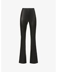 Commando - Flared Mid-Rise Faux-Leather Leggings - Lyst
