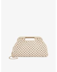 Dune - Elsabeth Woven Clutch Bag - Lyst
