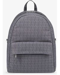 Christian Louboutin - Zip N Flap Logo-jacquard Cotton And Leather Backpack - Lyst