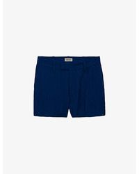 Zadig & Voltaire - Please High-rise Stretch-woven Shorts - Lyst
