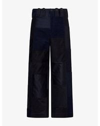 Junya Watanabe - Patchwork Cotton Trousers - Lyst