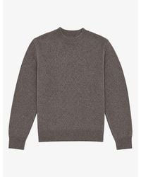 The Kooples - Crewneck Regular-Fit Wool And Cashmere-Blend Jumper - Lyst