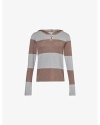 Jaded London - Team 93 Studded Knitted Hoody - Lyst