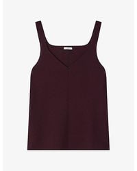 JOSEPH - Joann Compact Milano Woven Tank Top - Lyst