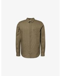 Derek Rose - Monaco Long-Sleeve Linen Shirt - Lyst
