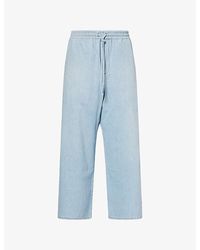 Loewe - X Paula's Ibiza Drawstring Denim Trousers - Lyst