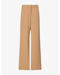 Veronica Beard - Tonelli Wide-Leg Woven Trousers - Lyst
