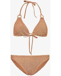 Hunza G - Eva Triangle Bikini Set - Lyst