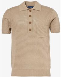 Frescobol Carioca - Clemente Patch-pocket Crochet-knit Cotton Polo Shirt - Lyst