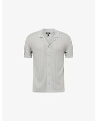 PAIGE - Copley Textured Knit Shirt - Lyst