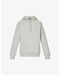 Carhartt - Chase Brand-Embroidered Cotton-Blend Hoody - Lyst