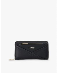 Dune - Kelbey Logo-Print Faux-Leather Wallet - Lyst
