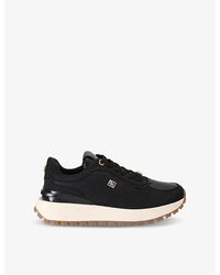 KG by Kurt Geiger - Louisa Faux-Leather Low-Top Trainers - Lyst