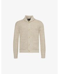 RRL - Relaxed-fit Shawl-collar Cotton And Linen-blend Cardigan - Lyst