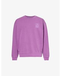 Obey - Icon Branded-print Cotton-blend Sweatshirt - Lyst