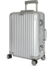 RIMOWA Topas Aluminium Four-wheel Cabin Suitcase 55cm - Metallic