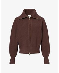 Varley - Enrico Zip-Up Knitted Cardigan - Lyst