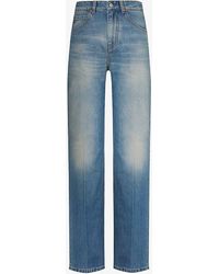 Victoria Beckham - Julia Straight-leg High-rise Jeans - Lyst