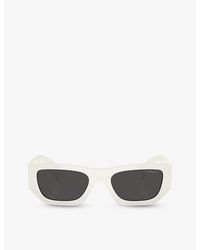 Prada - Pr A01s Pillow-shaped Acetate Sunglasses - Lyst