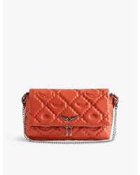 Zadig & Voltaire - Rocky Ii Xl Leather Shoulder Bag - Lyst