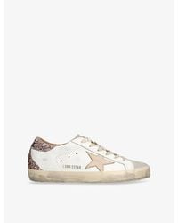 Golden Goose - Super Star Leather Low-Top Trainers - Lyst