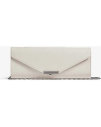 LK Bennett - Lucille Envelope-shape Leather Clutch Bag - Lyst