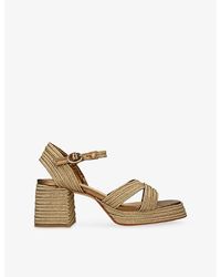 Castañer - Vallita Heeled Espadrille Sandals - Lyst