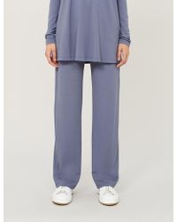 Max Mara Lione Stretch-jersey jogging Bottoms - Purple