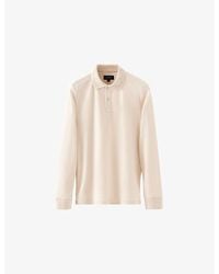 Eton - Interlock Knitted-Collar Cotton-Jersey Polo Shirt - Lyst