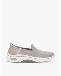 Skechers - Go Walk Arch Fit 2.0 Slip-on Woven Low-top Trainers - Lyst