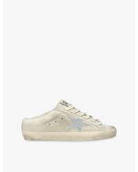 Golden Goose - Super Star Sabot Suede Low-Top Trainers - Lyst