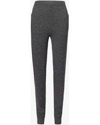 Saint Laurent - Slim-fit Mid-rise Cashmere leggings - Lyst