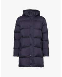 Arne - Mid-Length Padded Shell-Down Coat - Lyst