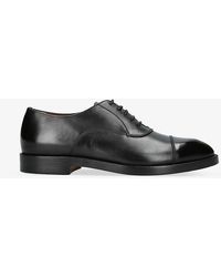 Zegna - Torino Tonal-stitching Leather Oxford Shoes - Lyst