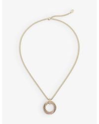 Cartier - Trinity 18Ct, Rose, - And 1.16Ct Brilliant-Cut Diamond Pendant Necklace - Lyst