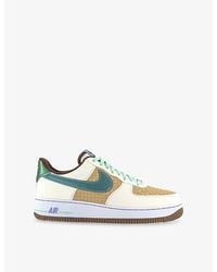 Nike - Air Force 1 Retro Low Low-Top Leather Trainers - Lyst