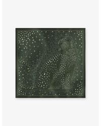Cartier - Panthère Dots Printed Silk-Twill Scarf - Lyst