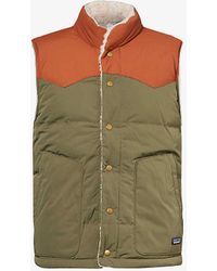 Patagonia - Reversible Bivy Brand-patch Recycled-polyester Recycled-down Gilet - Lyst
