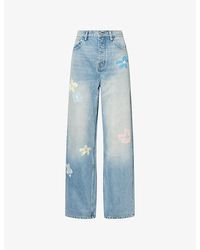 NAHMIAS - Bloom Baggy-Fit Denim Jeans - Lyst