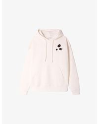 Sandro - Floral-Print Relaxed-Fit Cotton Hoody - Lyst