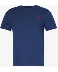 Polo Ralph Lauren - Logo-embroidered Custom Slim-fit Cotton-jersey T-shirt Xx - Lyst