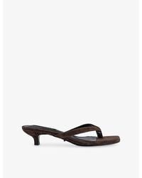 Tony Bianco - Annie Suede Heeled Sandals - Lyst